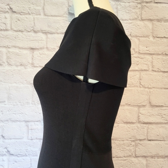 T Alexander Wang womens black bandage above the knee length fitted dress size M - Picture 7 of 12